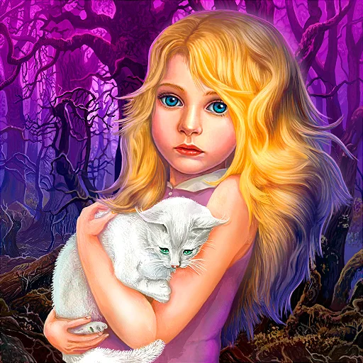 Hidden Object - Girl and Cat