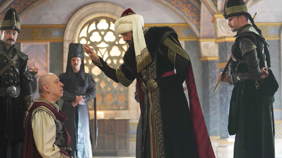 Watch Mehmed Fetihler Sultani Season 2 Episode 46 English Subtitles as Sultan Mehmed faces the escape of his son Beyazid and a threat to Ottoman justice by Agamemnon. SEASON 2 Bolum 46 brings intense political drama and emotion. Stream now on NiaziPlay.